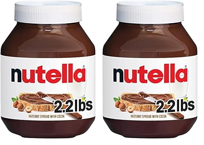 Nutella Hazelnut Spread With Cocoa For Breakfast, 35.3 Oz Jar (Pack of 2) - 35.3 Ounce (Pack of 2)