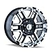 ION 179 17" Inch 6x139.7 4 Wheels Rims 17x8 +10mm Black MACHINED