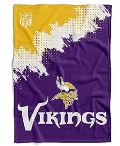 Great Branding NFL Minnesota Vikings Football Kuscheldecke Decke Corner Throw Blanket