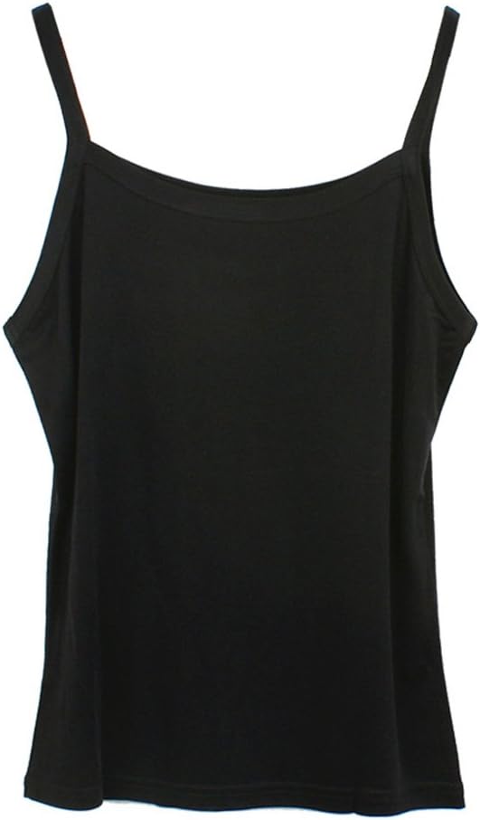 Forever Angel Women's Basic Solid 100% Silk Camisole Cami Tank Top