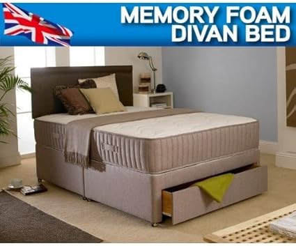 Joseph Furniture 6 ft Super King Diwanbett mit 25,4 cm Deep Memory Foam ...