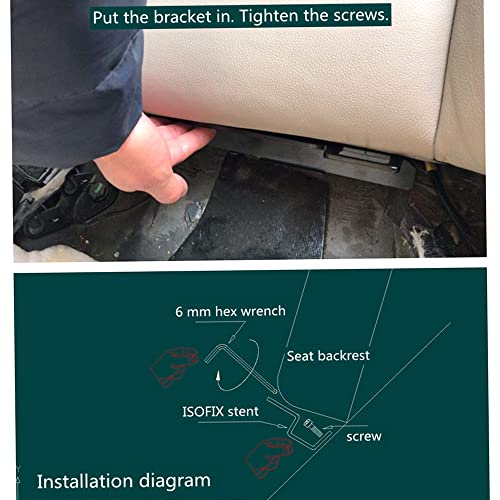 Base ISOFIX Universale, Staffa Adattatore Isofix