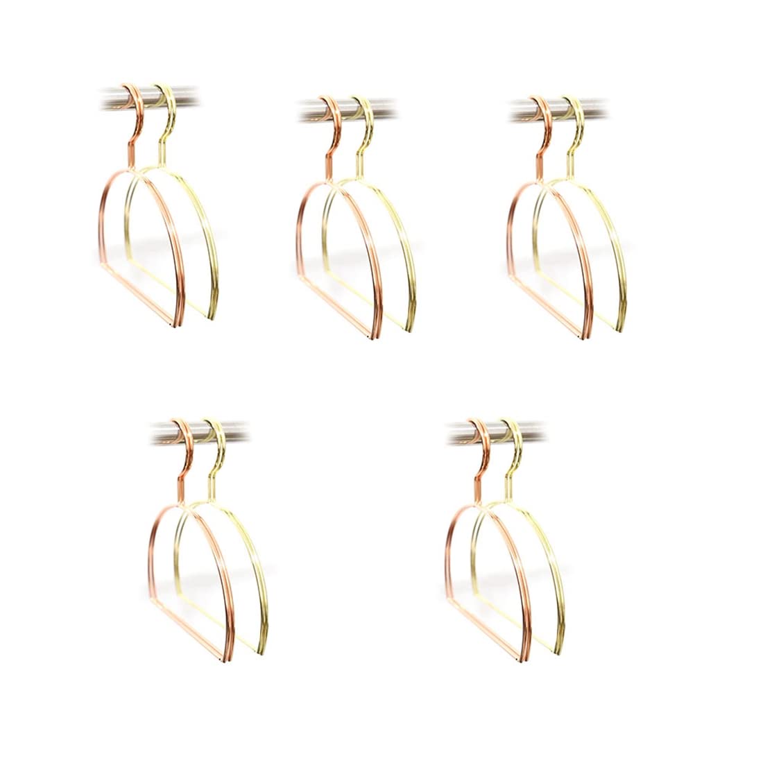 Jaopary 10Pcs/Lot Multifunctional Scarf Belt Round Clothes Hangers Iron Round Hangers Scarf Hangers Metal Round Hanger