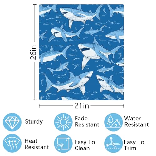Funda magnética para lavavajillas de tiburones ideal para alegrar la cocina familiar moderna 2