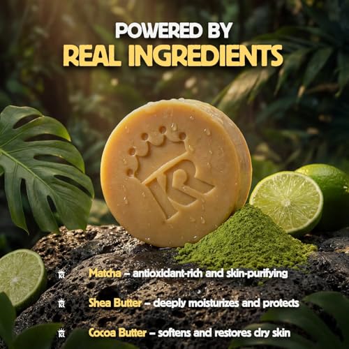 Image of Organic Cold Process Soap Bars for Men, Moisturizing Body Wash 3-Pack