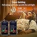 KSIPZE 100ft Led Strip Lights RGB Music Sync Color Changing Bluetooth Led Lights with Smart App Control Remote Led Lights for Bedroom Room Lighting Flexible Home Décor