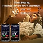 KSIPZE 100ft Led Strip Lights RGB Music Sync Color Changing Led Lights with Smart App Control Remote Led Lights for Bedroom Room Lighting Flexible Home Décor - Image 3