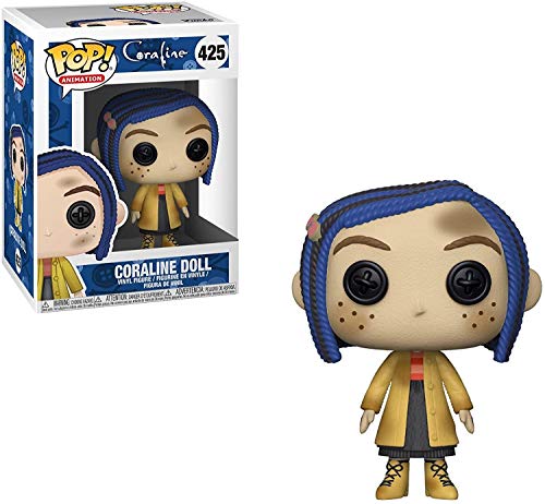 Funko Pop Movies: Coraline - Coraline As A Doll Collectible Figure, Multicolor