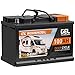 Produktbild EXAKT GEL Batterie 12V 100Ah Wohnmobil Batterie Solarbatterie Versorgung Bootsbatterie Gelbatterie Gel Akku ersetzt 80Ah 90Ah