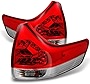 For Toyota Sienna SUV Red Clear Tail Lights Repalcement Driver + Passenger Side Outer Piece Pair Set