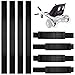 Hoverboard Kart Correas - 4 Pares, Protector para Hover Go Kart Silla Accesorios Reemplazo De Gancho Y Lazo