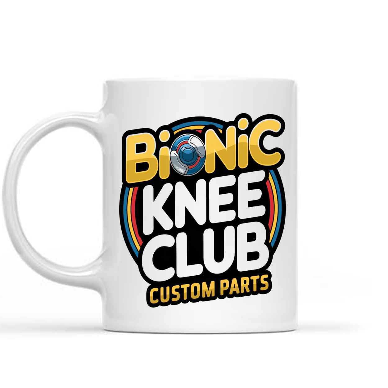 Funny Gift Idea for Important Person Custom Parts Knee Replacement Funny Gift 11 & F 11 Oz White Ceramic Coffee Mug