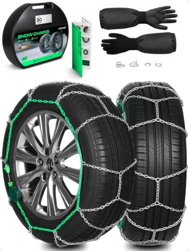 YHTAUTO Snow Tire Chains for Truck/SUV/Passenger Car/Pickup