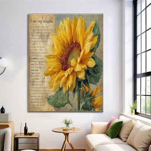 Tableau Decoration Murale pour illuminer les pièces sombres en style rétro