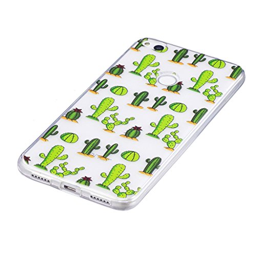 YIGA per Huawei P8 Lite 2017 Cover Cactus