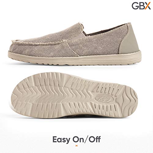 GBX Canvas Slip-On Shoes for Men (Brooklyn) Modern, Casual, Comfortable Lightweight Men's Loafers, Walking Shoes, Men's Fashion4