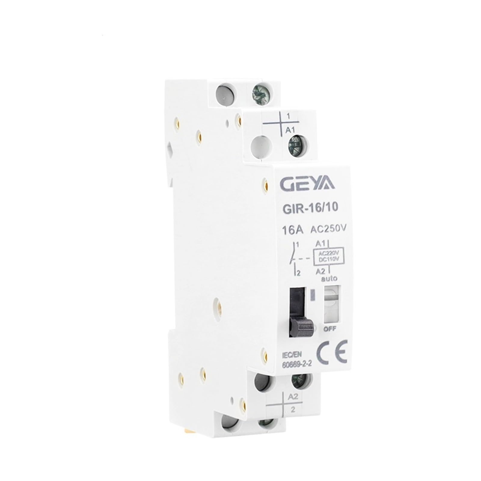 Relè Gir Relè a impulsi Meccanici Relè bistabile Domestico Relè di Controllo Automatico 1P 2P 16A 1NO 2NO Bobina 230V CA 110V CC (2NO)