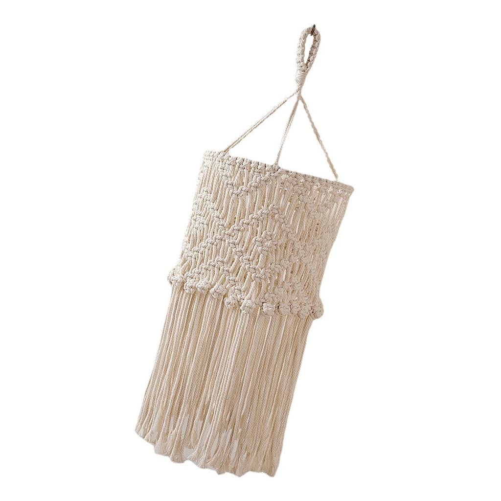 CWCQGH Macrame Lamp Shade Hangings Lamp Shade Bohemian Hand-Woven Lampshade Lantern Chandelier Decoration Handmade