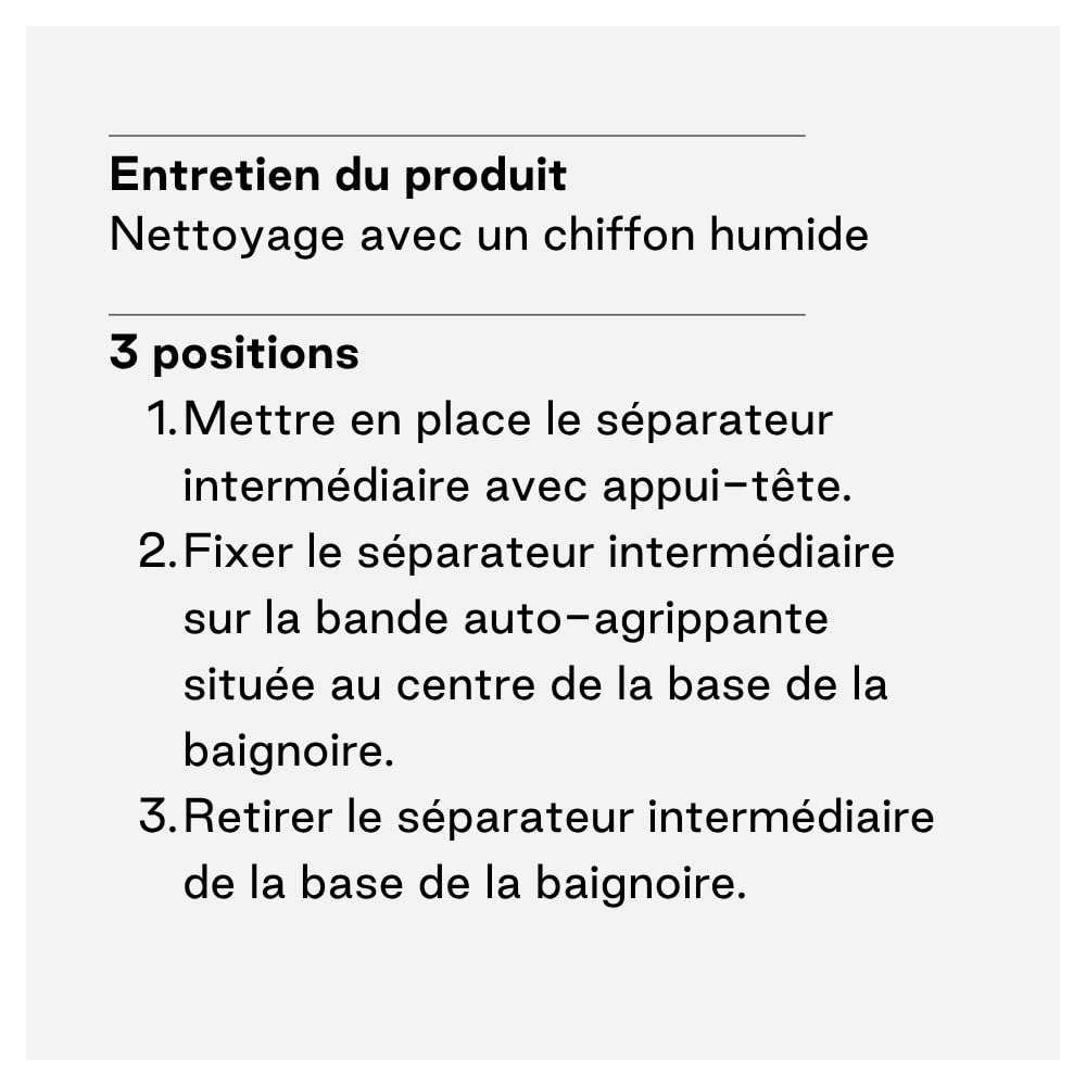 Jané Baignoire Gonflable Bébé 3 Positions 30L Antidérapante Bleu
