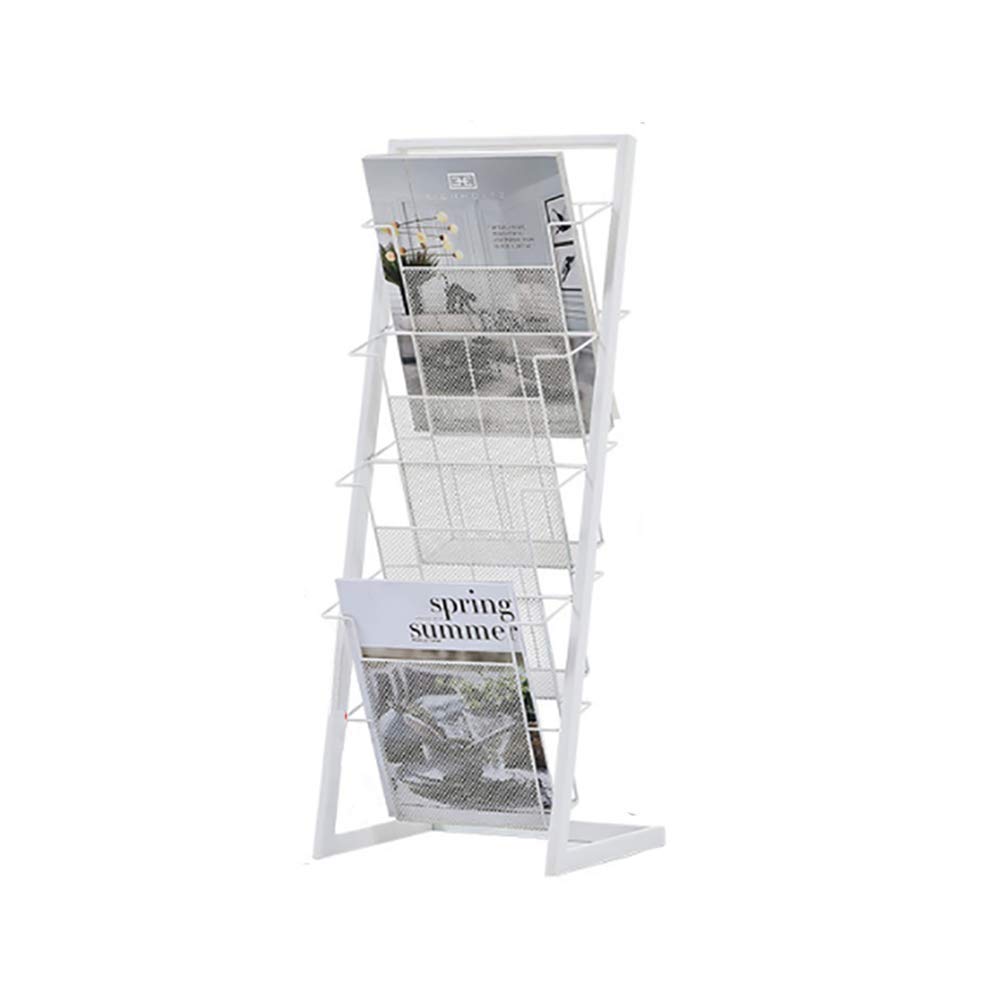Buy SHGK 5Tier Bookshelf Display Storage Iron A4 File Holder Magazine
