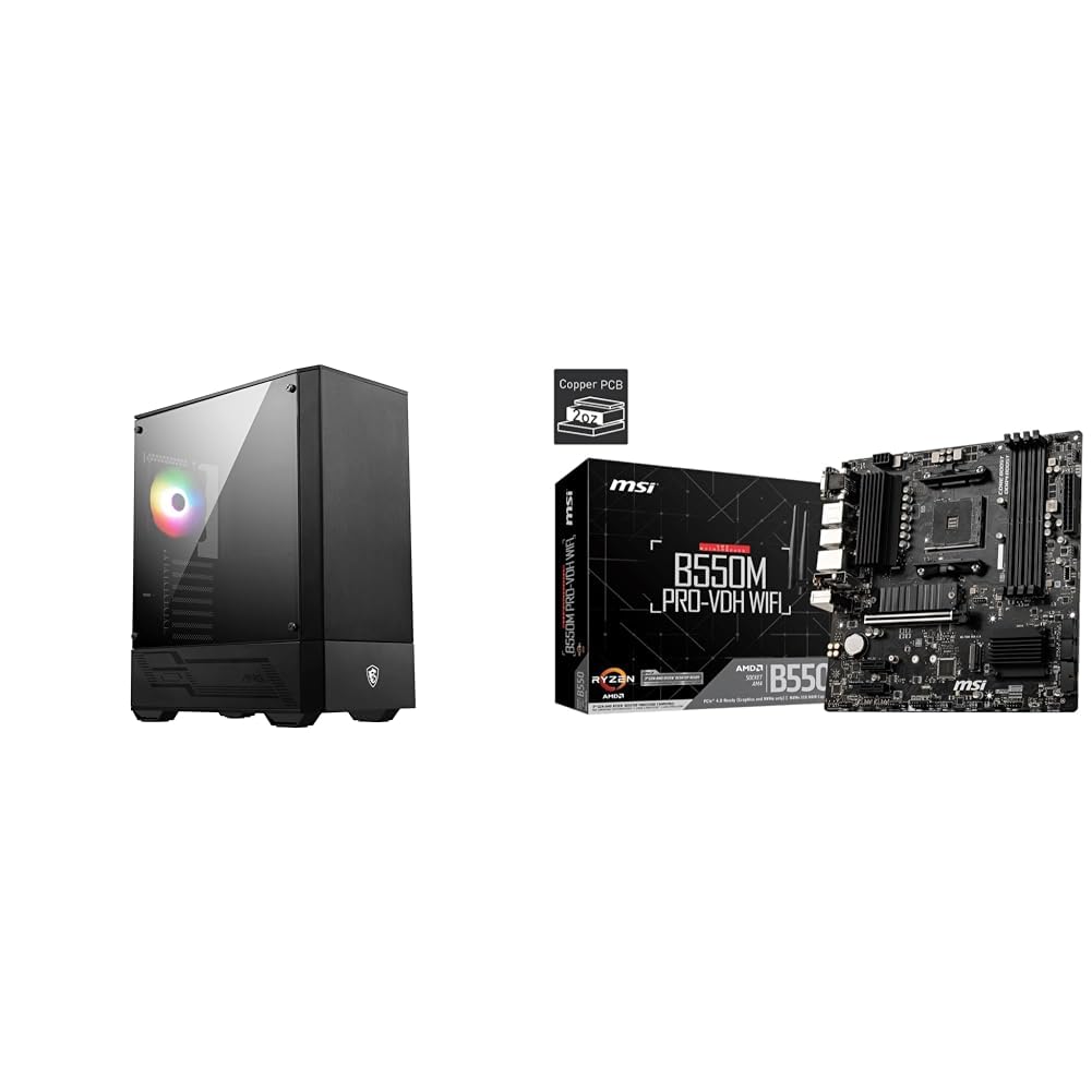 PCケース(自作PC用) ryzen7 5700x B550 PRO- VDH Amazon | 【MSIセット】【B550+ 人気MSI PCケース】B550M PRO