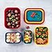 FENGCHEN Silicone Food Storage Containers Set - 4 Sizes & Colors - Meal Prep, Freezer to Oven - BPA Free, Stackable