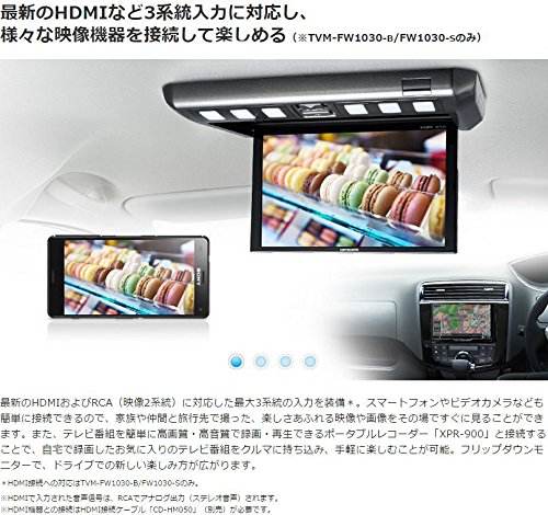 Amazon | carrozzeriaカロッツェリア10.2V型VGAフリップダウンモニター