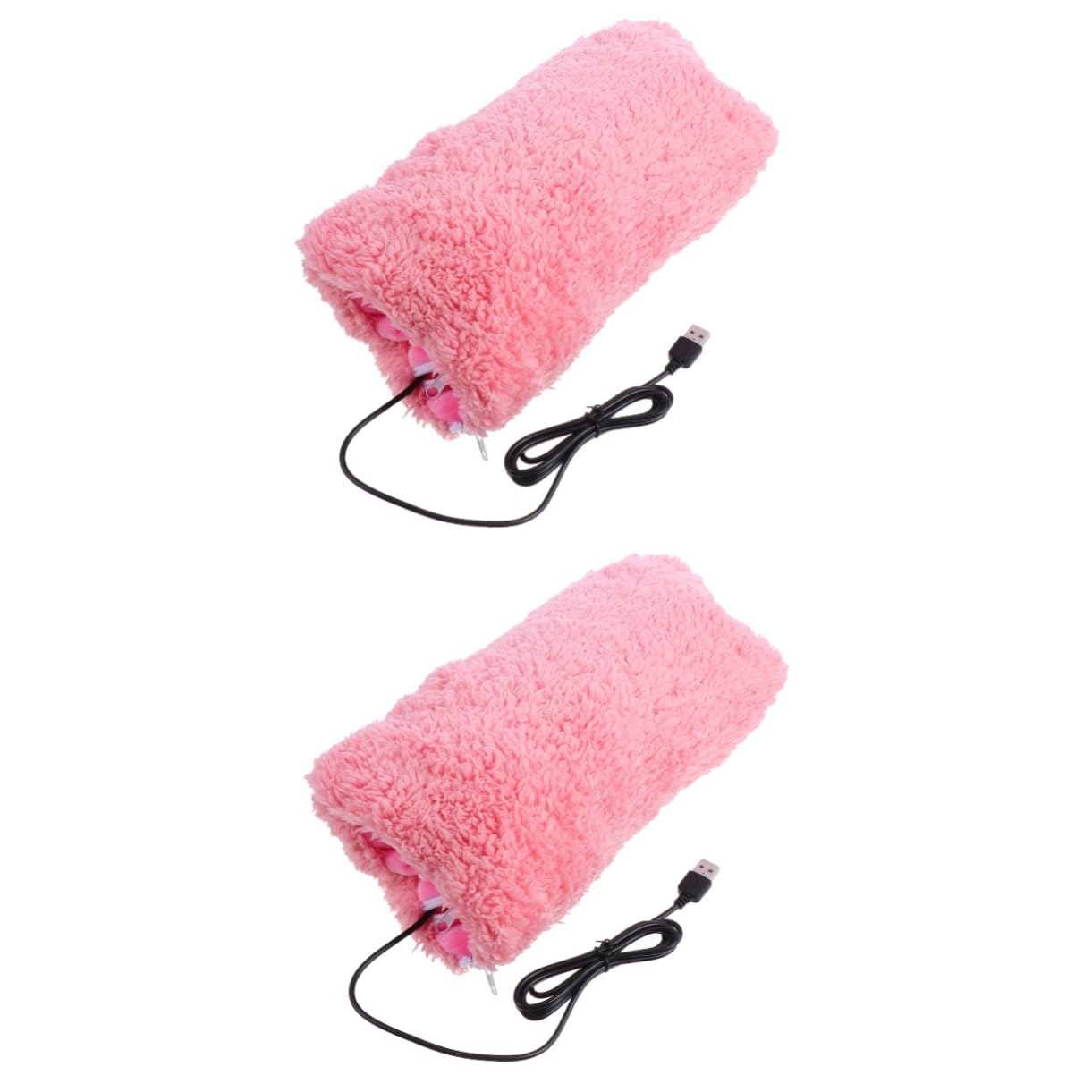 BESPORTBLE 2pezzi Scaldamani Elettrico Ricaricabile Usb Muffole Pile Per Inverno Riscaldamento Veloce e Sicuro Compatte Per Donna Da Portare Borsa