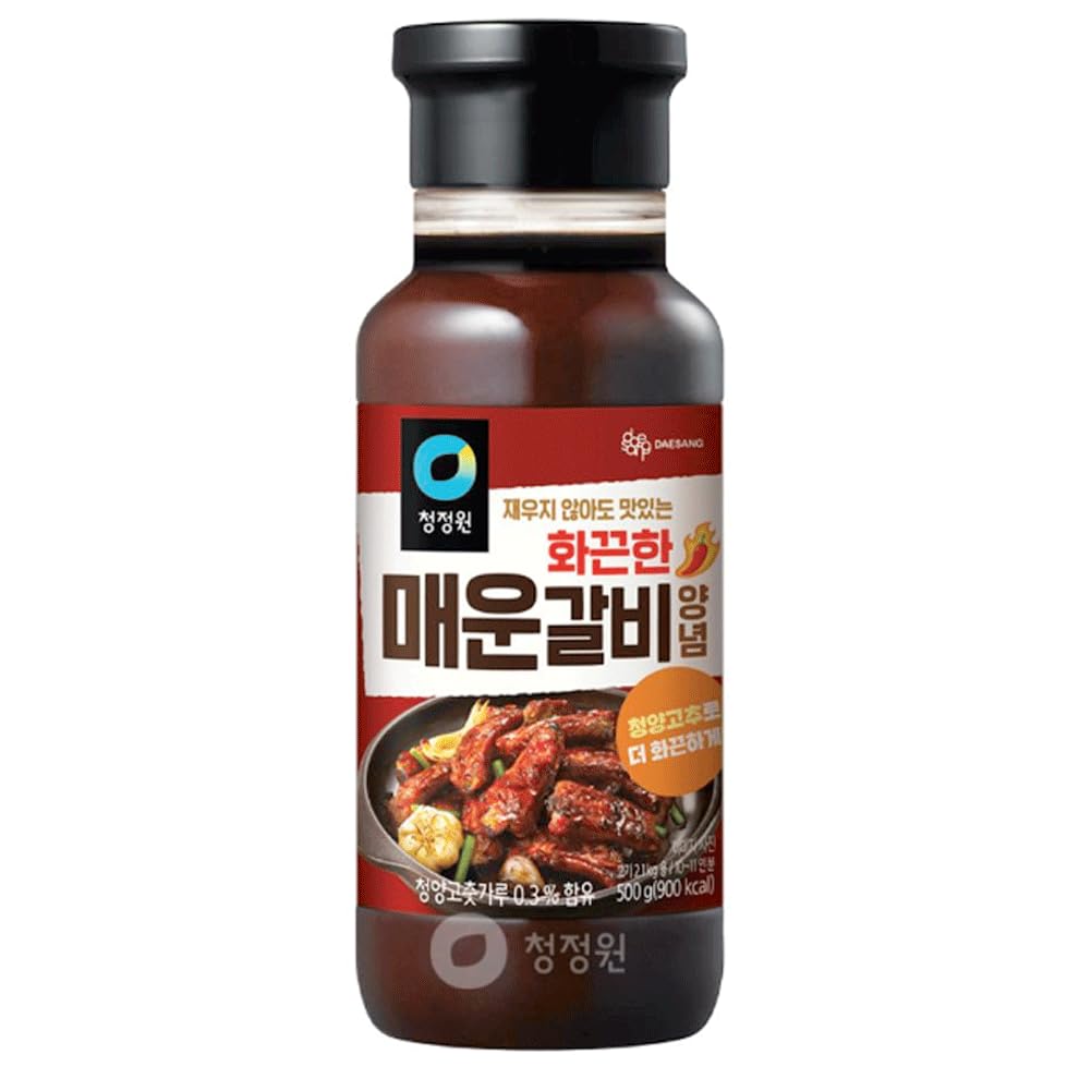 [Chung Jung One] Korean Hot & Spicy Ribs BBQ Sauce 500g / Korean Food/Korean Sauce/Asian Dishes (Overseas Direct Shipment)
