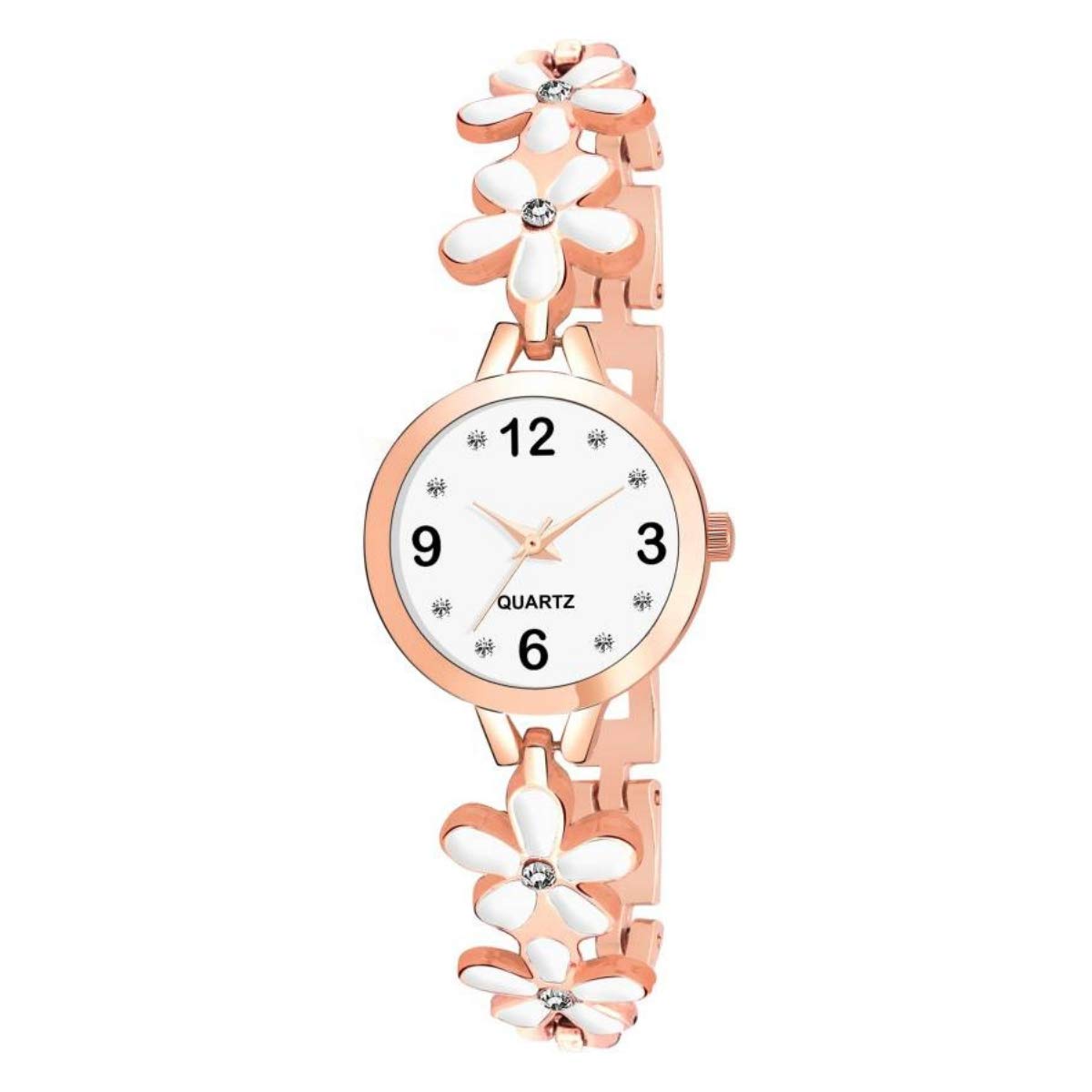 On time octus Analog White Dial Womens Watch-VAR-Flower (B07Q1NS1ZM) Amazon Price History, Amazon Price Tracker
