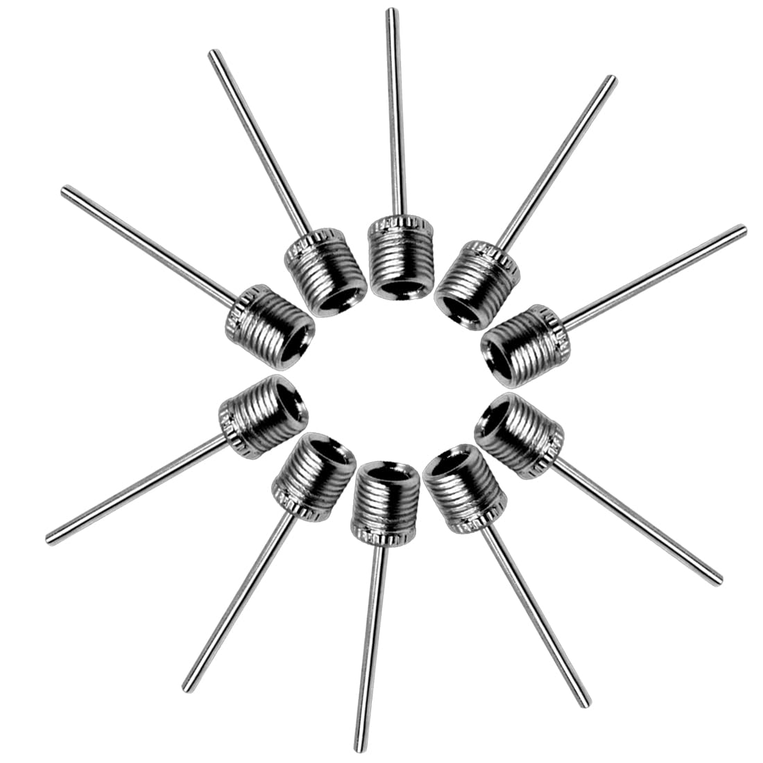 LICQIC Pump Inflation Needle, Stainless Steel Ball Pump Needle, Football Pump Needlefor Basketball, Soccer, Rugby, Volleyball, Etc