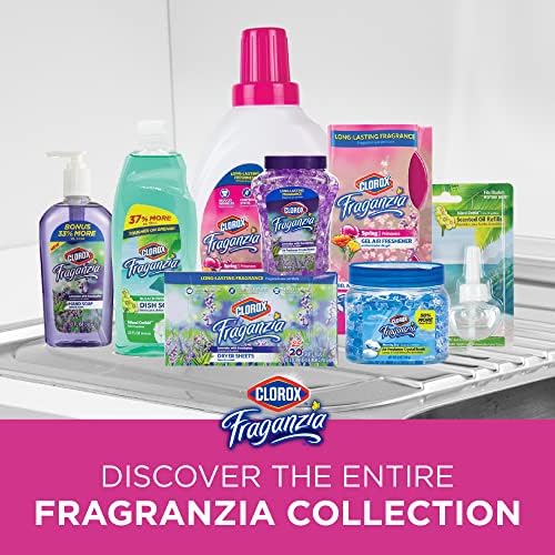 Image of Clorox Fraganzia Crystal Beads Air Freshener, Long Lasting Room Deodorizer and Odor Eliminator Gel Beads to Freshen Home, Car, or Office, Island Escape Scent, 12 Fl Oz (Pack of 12)