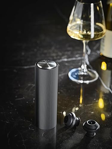 Miniatura 4 de Bomba de vacío eléctrica para vino 100% automática en aluminio, carbono, 14 cm - 5.5 in