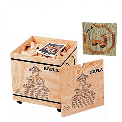 Preisvergleich Produktbild KAPLA 1000 Holzkiste mit Kunstbuch Braun (3+)