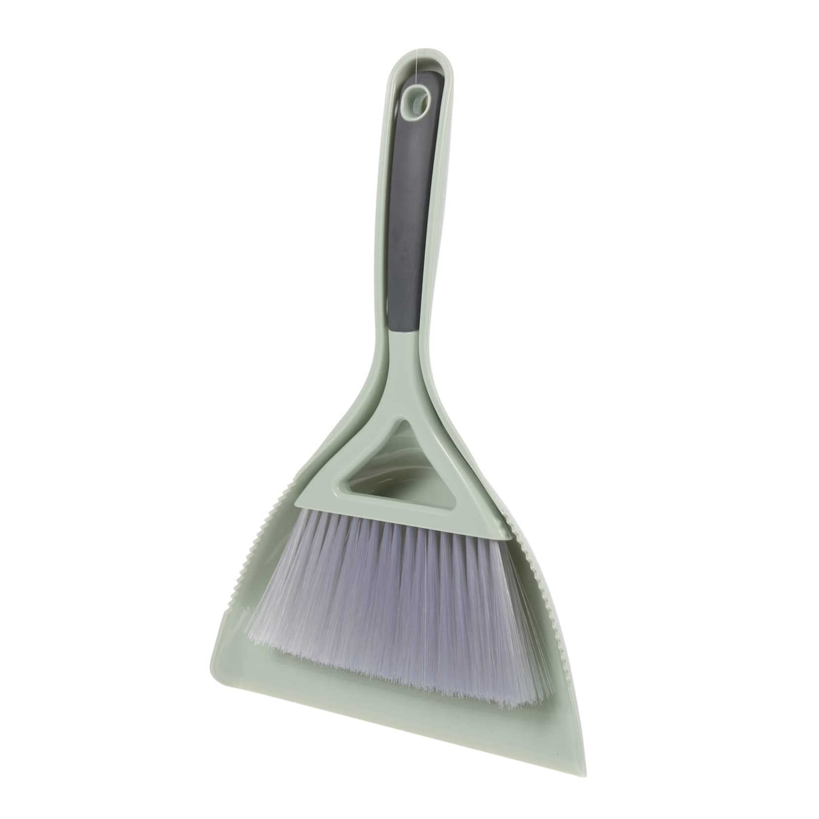MOLUCKFU 1 Set Set Broom Dustpan Combination Portable Dustpan Set Desktop Dustpan Practical Cleaning Set Home Accessory Keyboard Duster Mini Desktop Broom Mini Cleaning Broom Plastic Green