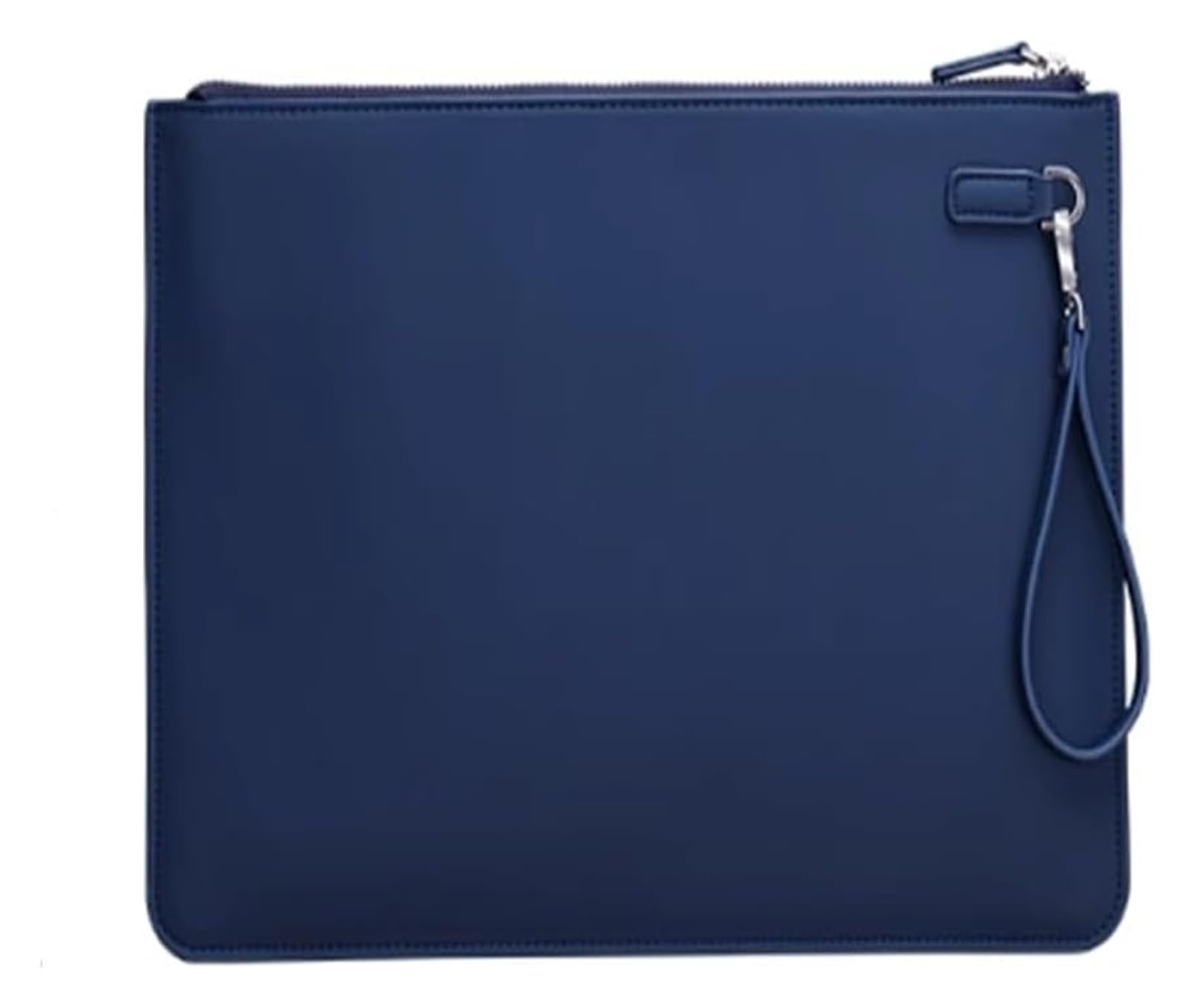Teczka kopertowa na dokumenty, Skórzany organizer na dokumenty, teczka, torba do przechowywania, 24,8 x 34,5 cm, wielokolorowy(Blue)