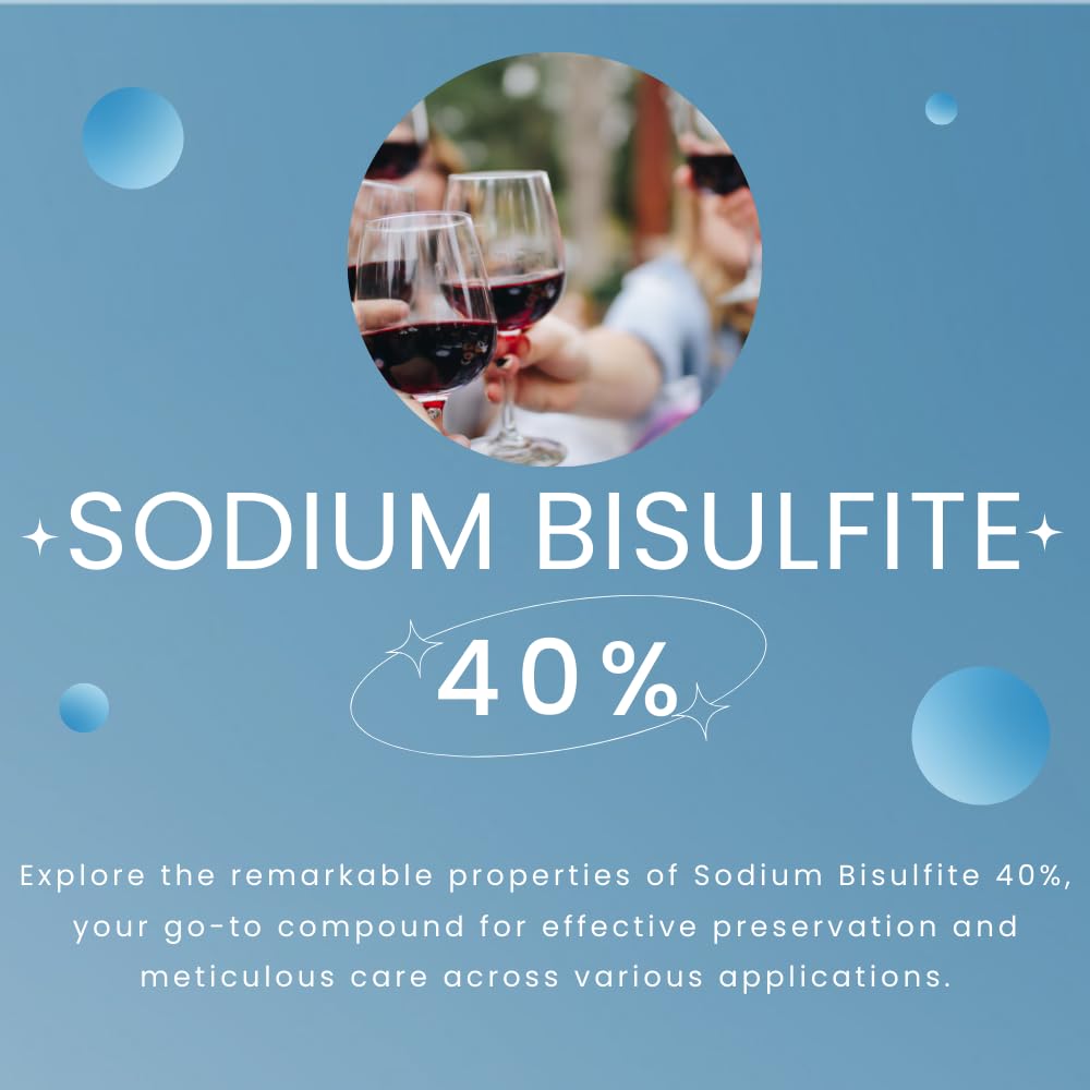 Sodium Bisulfite 40% - 144 Gallons (4 x 36 Cases) - Ideal for Commercial and Industrial use