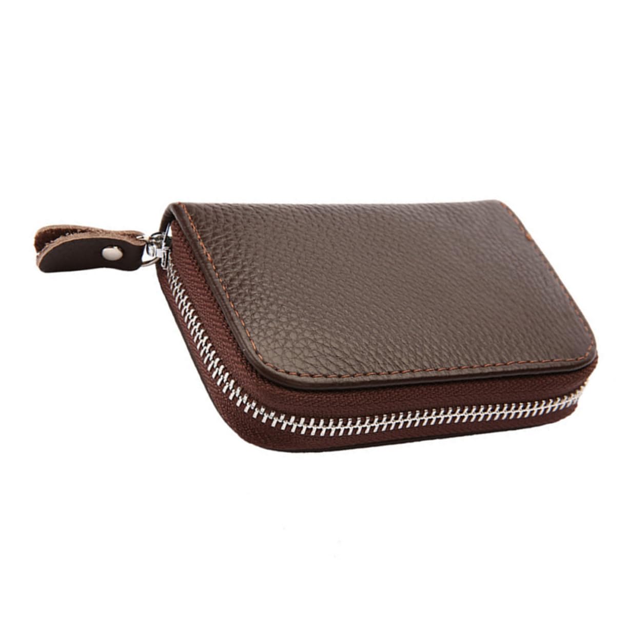 Didiseaon Genuine Cowhide Leather Credit Card Holder and Id Cards Storage Bag Compact Wallet Pouch for Men and Women Outdoor Use Stylish and Durable Design