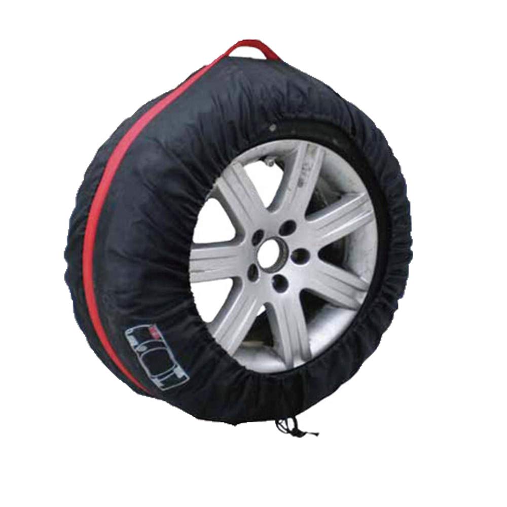 Comily Plus+ 4pcs/Set 210D Polyester Spare Tire Covers Storage Tote Bags with Handle Fit for 13