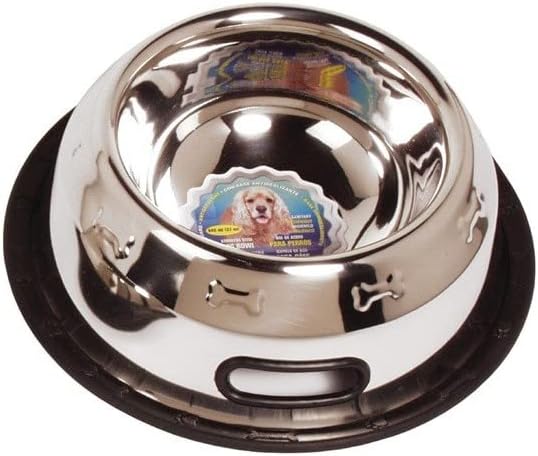 Dogit Stainless Steel Non-Spill Dog Dish, 32-Ounce