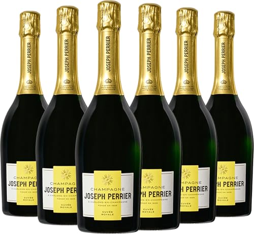 Joseph Perrier Champagner - Cuvée Royale Brut - Set mit 6 Flaschen x 75 cl