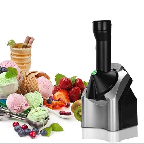 Máquina de Helados, Máquina de postres para Fiestas, Elaboradora de postres congelados, Heladera casera para Hacer Helado Soft Saludable, Sorbete, Helado de Frutas y Yogur Helado para niños