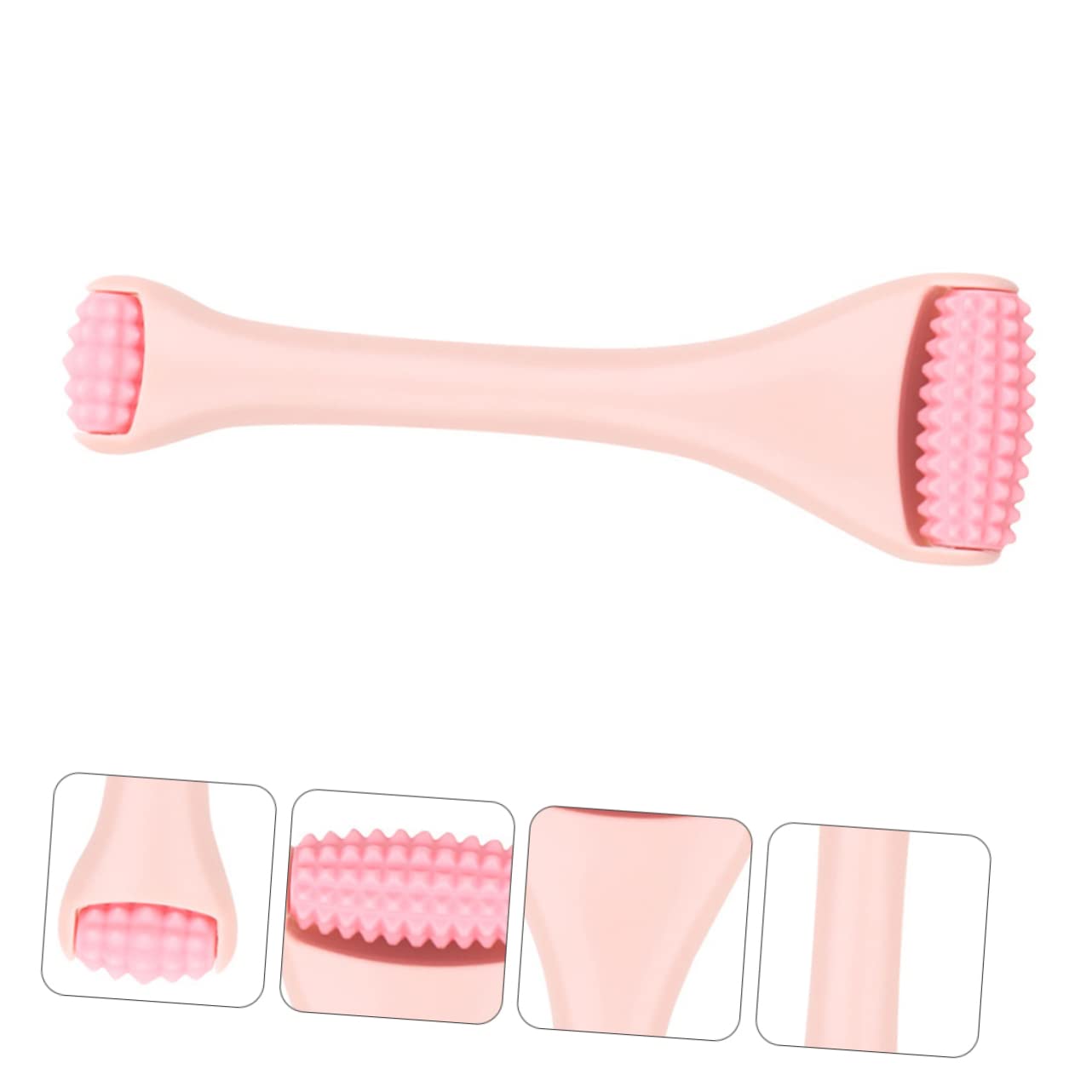 Didiseaon 3 Piezas Rodillo De Hielo De Masaje Rodillo Para Ojos Rodillo Facial De Jade Masajeador De Piel Facial Portátil Mango De Abdominales Rosa La Cara Mujer Máscara De Ojos