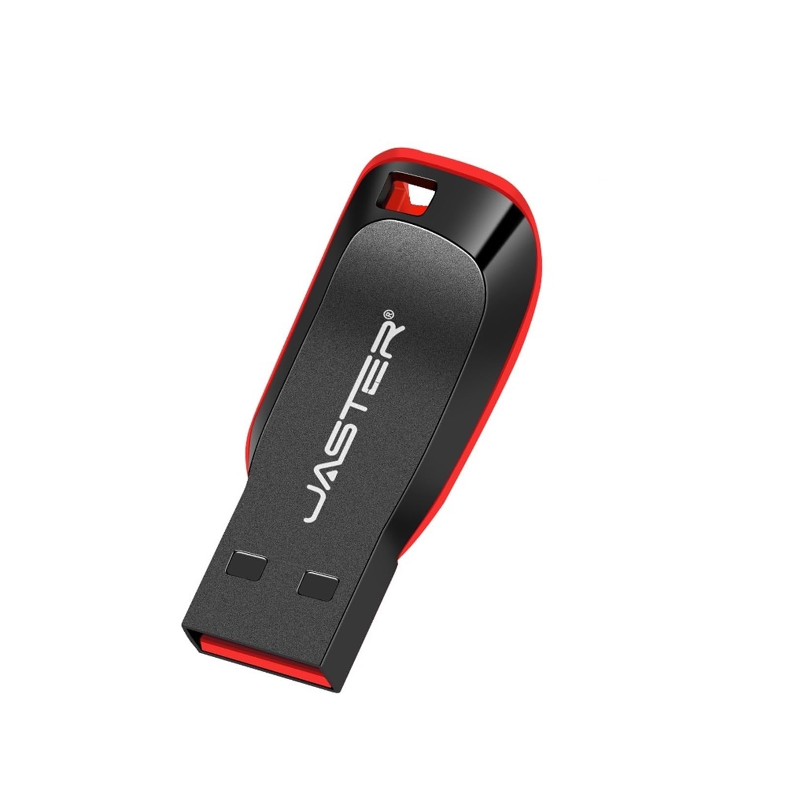 Chiavetta USB in plastica da 128 GB, portachiavi di memoria, 64 GB, 32 GB, nero, regalo aziendale, 16 GB, 8 GB, 4 GB (128 GB)