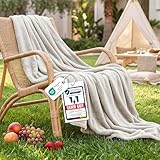 BEDSURE Kuscheldecke Flauschig Decke Fleecedecke - Wohndecke Warm Winter Weich, Sofadecke XL, Geschenke für Frauen, Decke Couch Blanket, Wohn- und Kuscheldecken 150x200cm, Sofa überwurfdecke, Beige