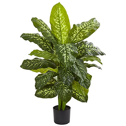 Nearly Natural 42 in Artificial Dieffenbachia Real Touch Entryway Plant