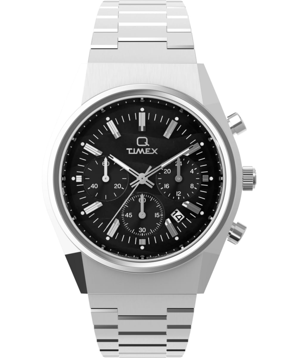 Timex Men's Q Falcon Eye Chronograph 40mm Watch