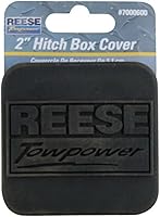 Reese Towpower 7000600 2-Inch Black Rubber Receiver Tube Cover - Durable Weatherproof Hitch Protector