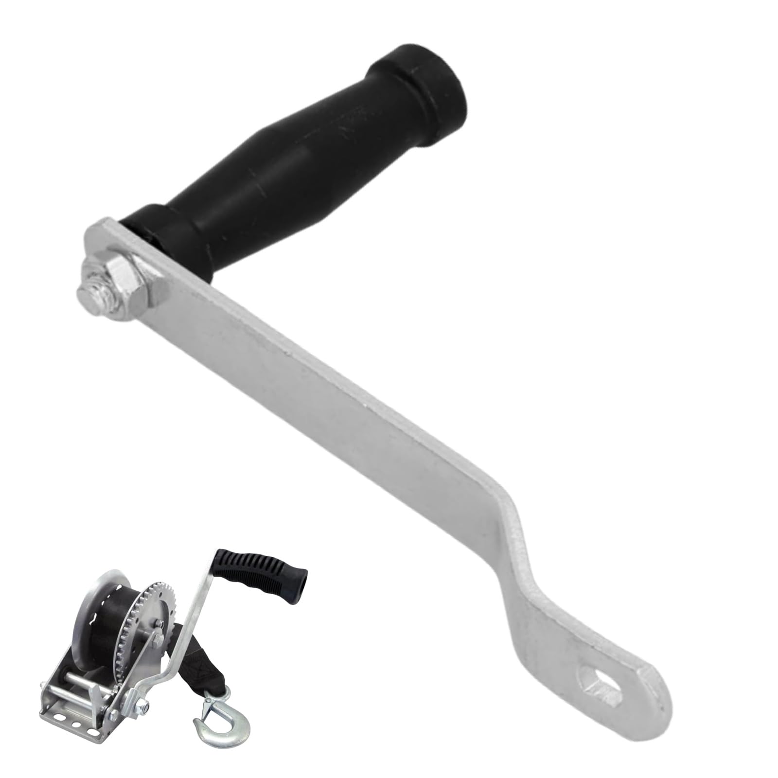 SHJDHX Upgraded Boat Winch Handle,Universal Trailer Winch,Crank Handle,Boat Winch Handle Comfort Grip Replacement Accessory for Trailer Marine Sailboat