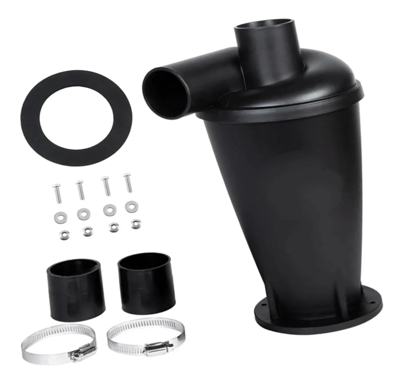 Colector de polvo ciclónico, recipiente separador de doble filtración de 50mm/2 pulgadas for carpintería, colector de polvo Industrial DIY(A Set of Filtration)